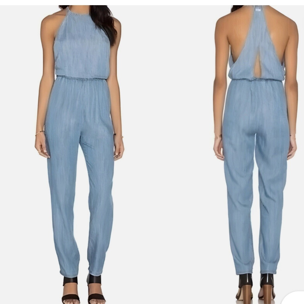 RVCA Chambray Denim Jumpsuit- Be About It